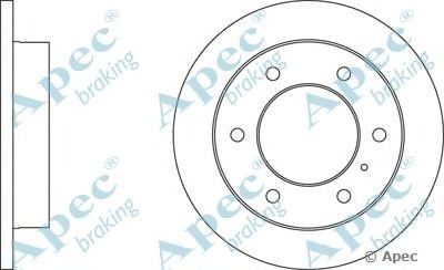 APEC BRAKING dsk731 -  Тормозной диск